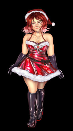Fullbody Santa Darling